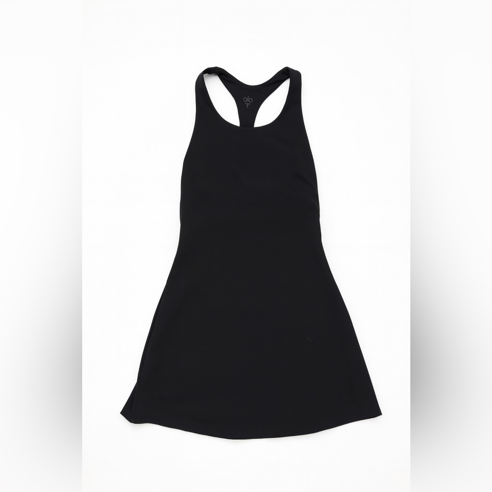 ALO Yoga Elegant Black Backless Dress